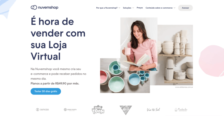 Nuvemshop permite testar gratuitamente por 30 dias