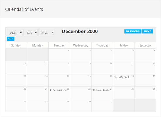 Como criar um calendário de eventos simples com o calendário Sugar 13 Como criar um calendário de eventos simples com o calendário Sugar 12