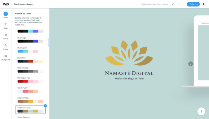 Criador de logotipos do Wix