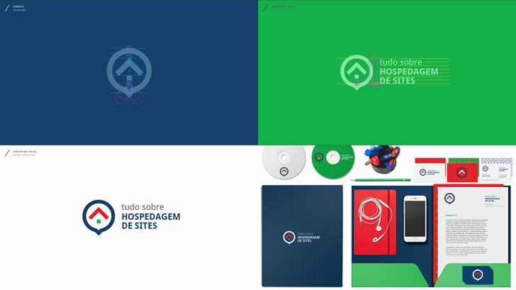 Trecho da apresentação do projeto do logotipo do Tudo Sobre Hospedagem de Sites