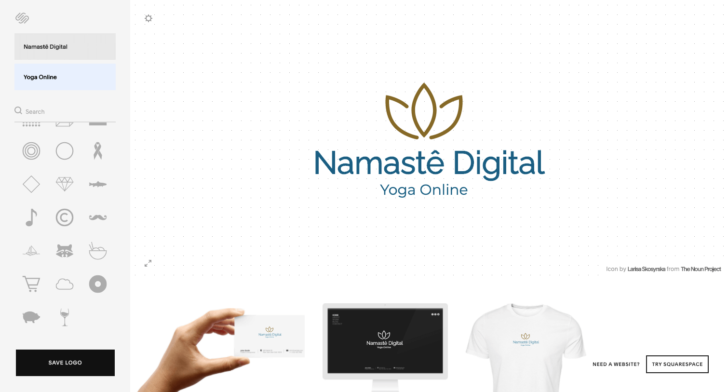 O Squarespace é um dos melhores criadores de logotipo presentes neste artigo