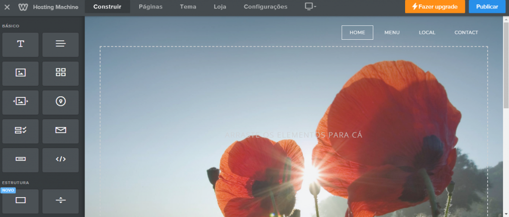 Weebly vale a pena? Porquê usar o fundador de sites Weebly? 8 Alterando imagem fundo Weebly