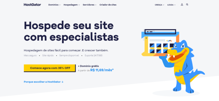 Site HostGator.com.br
