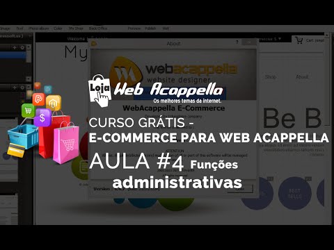 CURSO GRÁTIS - E-COMMERCE PARA WEB ACAPPELLA AULA 4 4