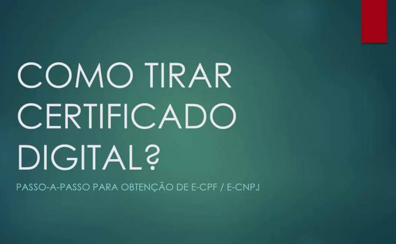Como Tirar Certificado Digital: e-CPF e e-CNPJ (Mais barato - Economize!) 1 Como Tirar Certificado Digital: e-CPF e e-CNPJ (Mais barato - Economize!) 1