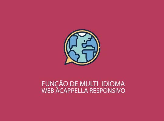 Função de multi-idioma no Web Acappella Responsivo 3
